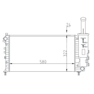 Radiatorius, variklio aušinimas HART 603 763