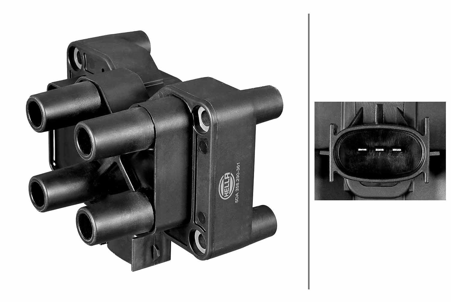 Ritė, uždegimas HELLA 5DA 358 290-361