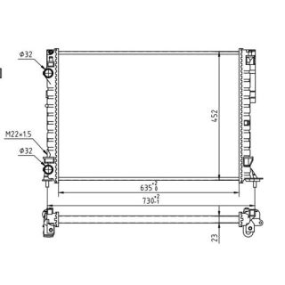 Radiatorius, variklio aušinimas HART 605 979