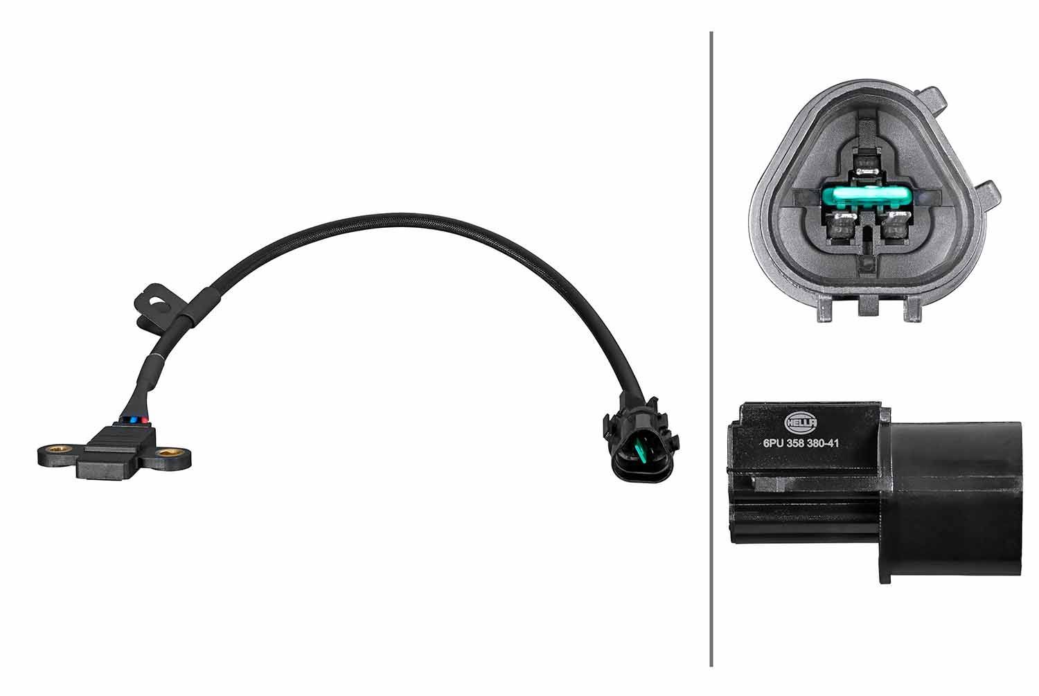 Jutiklis, alkūninio veleno impulsas HELLA 6PU 358 380-411