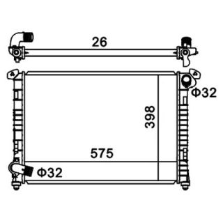 Radiatorius, variklio aušinimas HART 611 968