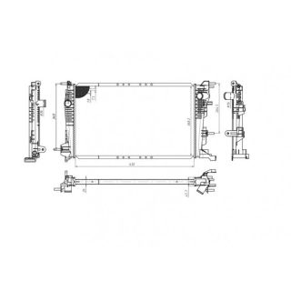 Radiatorius, variklio aušinimas HART 646 019