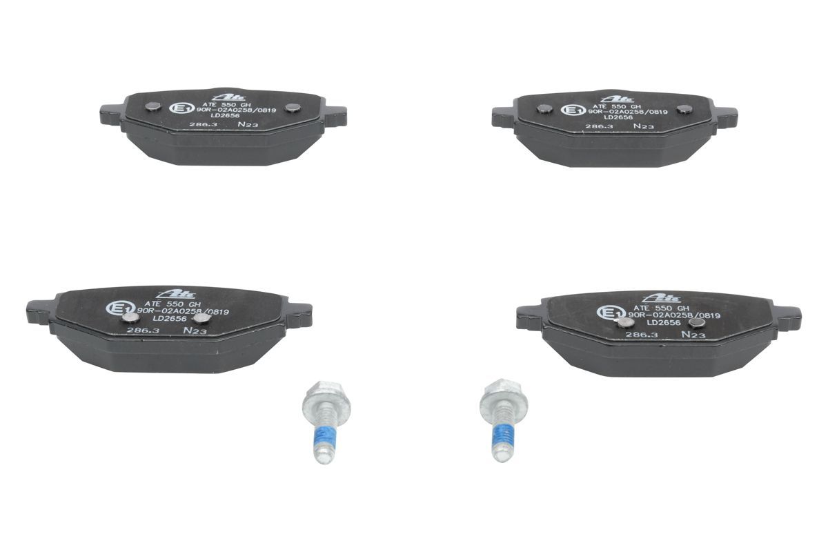 Stabdžių trinkelių rinkinys, diskinis stabdys ATE 13.0470-2656.2