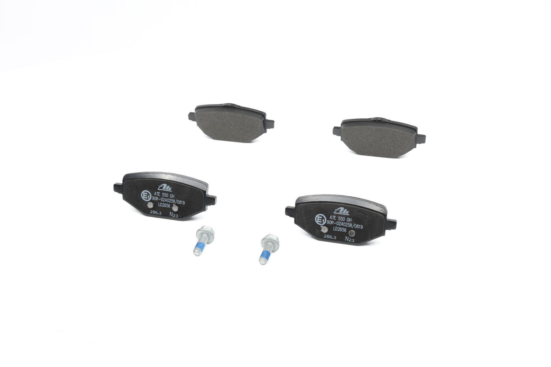 Stabdžių trinkelių rinkinys, diskinis stabdys ATE 13.0470-2656.2