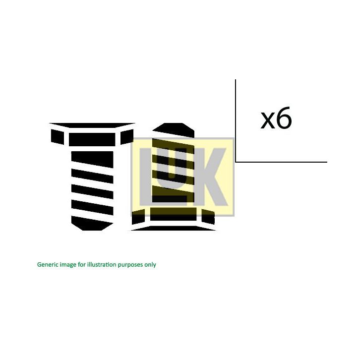 Varžtų komplektas, smagratis Schaeffler LuK 411 0234 11