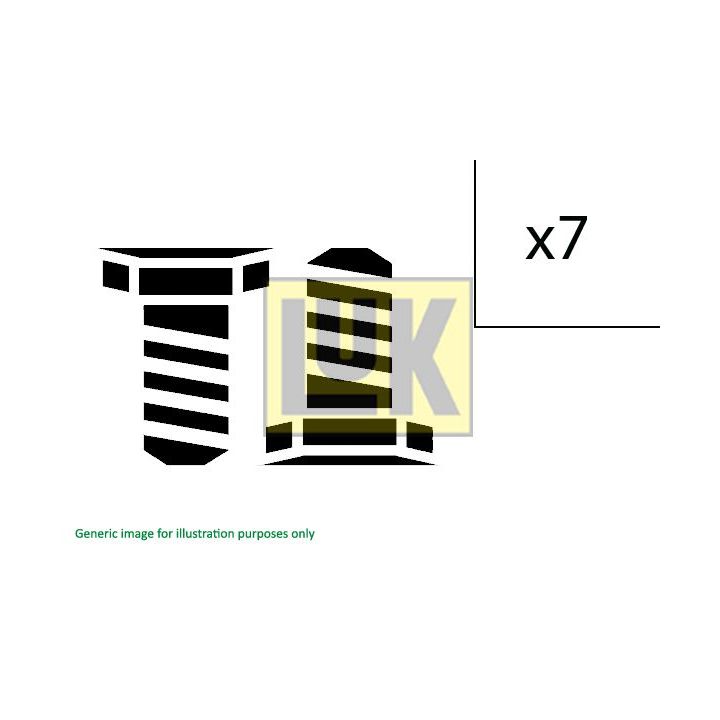 Varžtų komplektas, smagratis Schaeffler LuK 411 0283 10