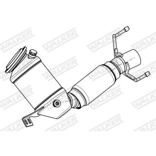 Katalizatoriaus keitiklis WALKER 28924