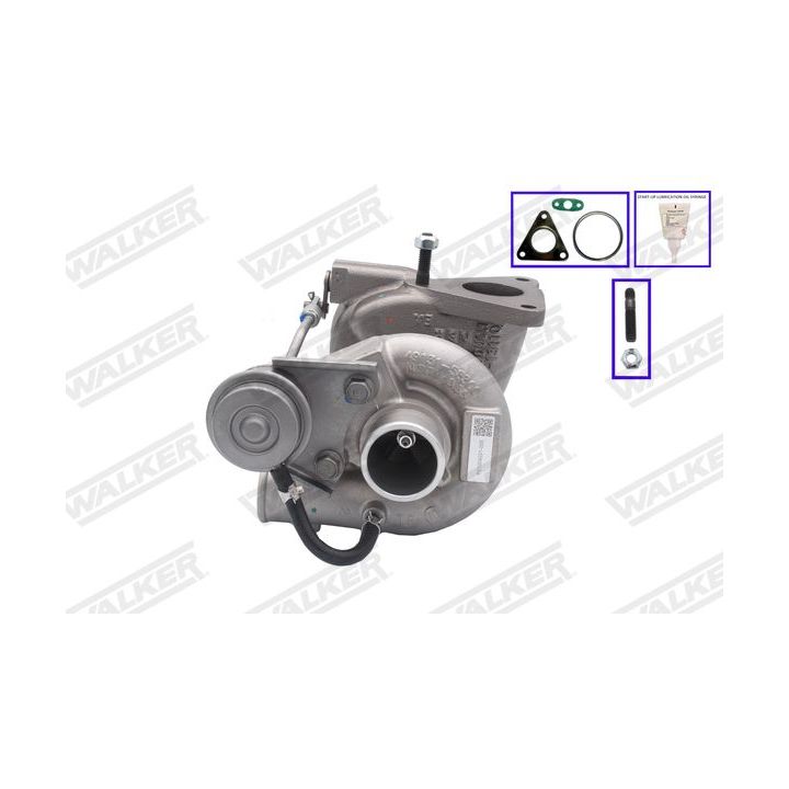 Kompresorius, įkrovimo sistema WALKER 59026M-PW
