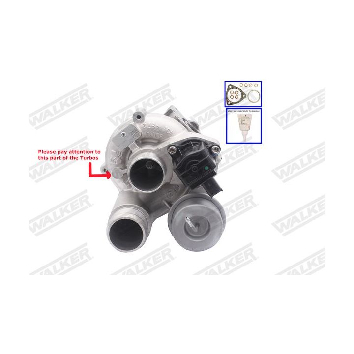 Kompresorius, įkrovimo sistema WALKER 59157B-PW