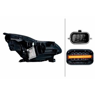 Priekinis žibintas HELLA 1LX 013 930-631