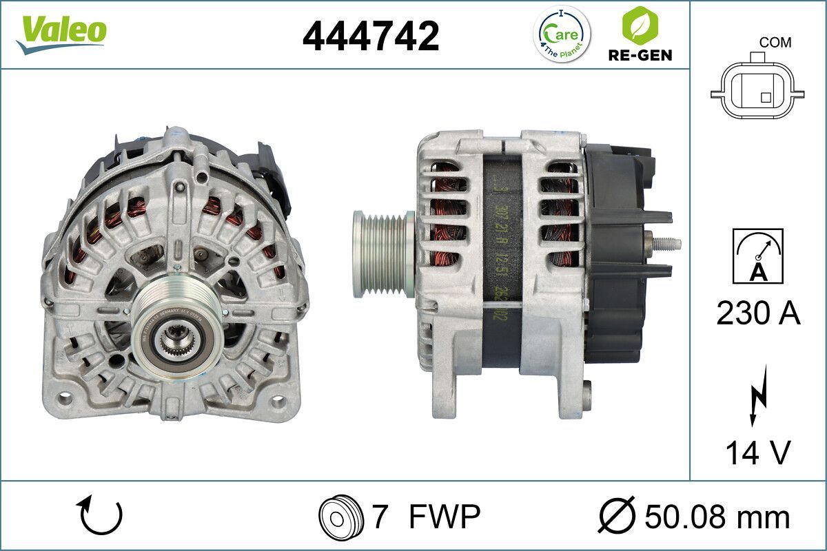 Kintamosios srovės generatorius VALEO 444742