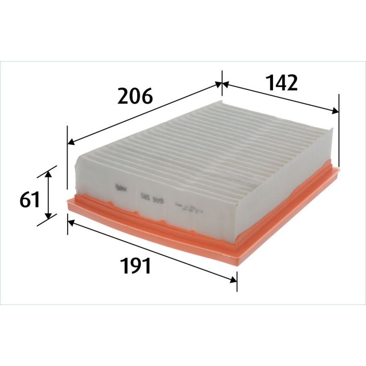 Oro filtras VALEO 585909