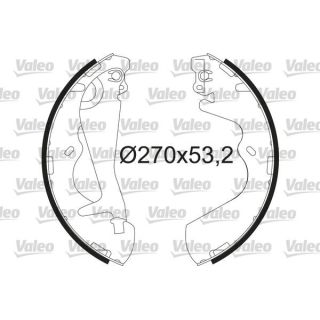 Stabdžių trinkelių komplektas VALEO 564220