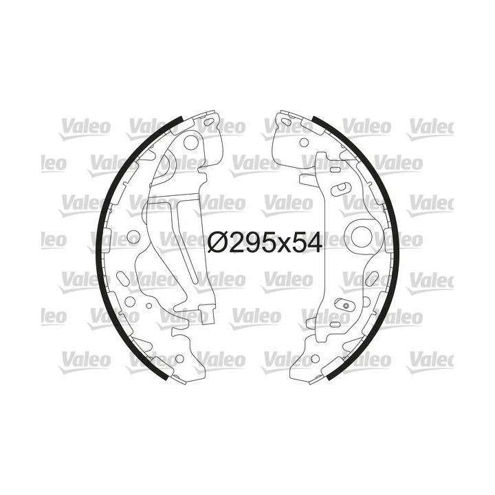 Stabdžių trinkelių komplektas VALEO 564227