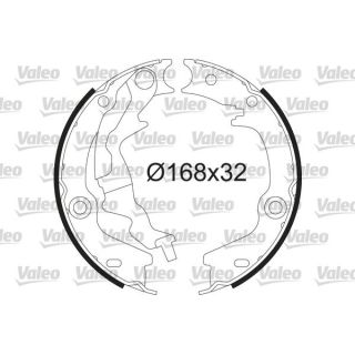 Stabdžių trinkelių komplektas VALEO 564229