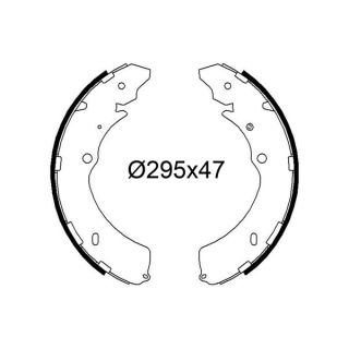 Stabdžių trinkelių komplektas VALEO 564279