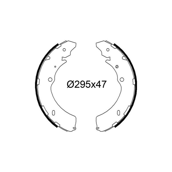 Stabdžių trinkelių komplektas VALEO 564279