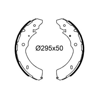 Stabdžių trinkelių komplektas VALEO 564291