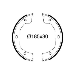 Stabdžių trinkelių komplektas VALEO 564298