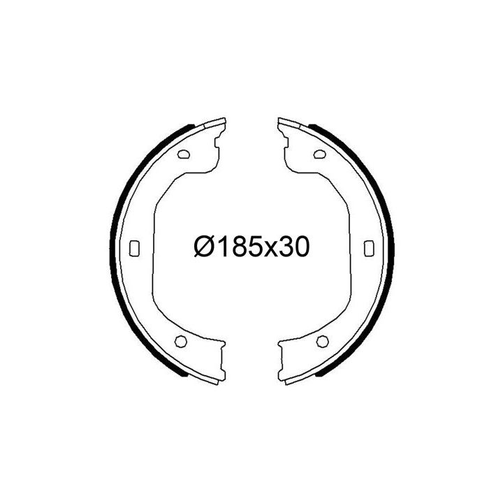 Stabdžių trinkelių komplektas VALEO 564298