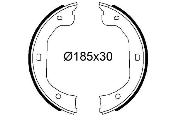 Stabdžių trinkelių komplektas VALEO 564298