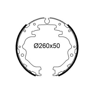 Stabdžių trinkelių komplektas VALEO 564302