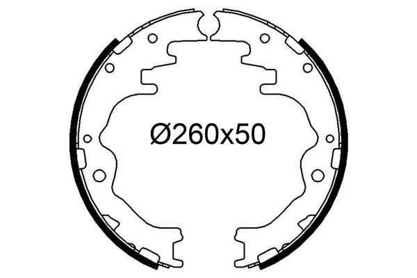 Stabdžių trinkelių komplektas VALEO 564302