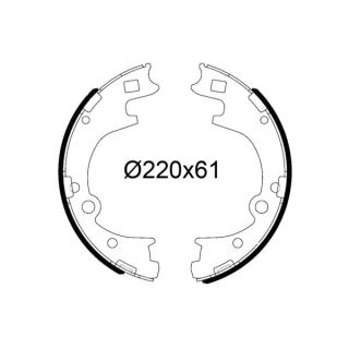 Stabdžių trinkelių komplektas VALEO 564305