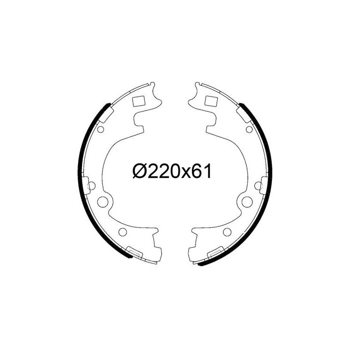 Stabdžių trinkelių komplektas VALEO 564305