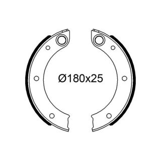 Stabdžių trinkelių komplektas VALEO 564310