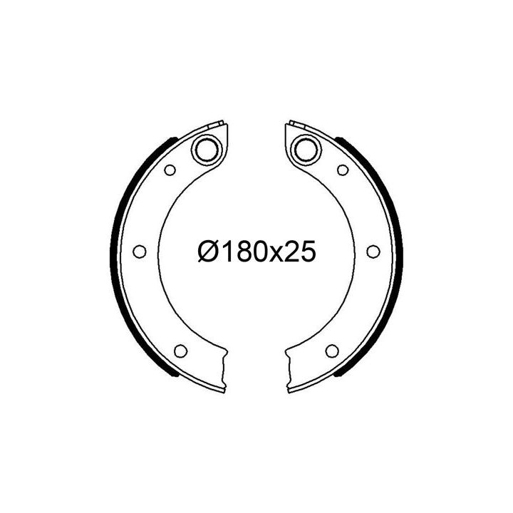 Stabdžių trinkelių komplektas VALEO 564310