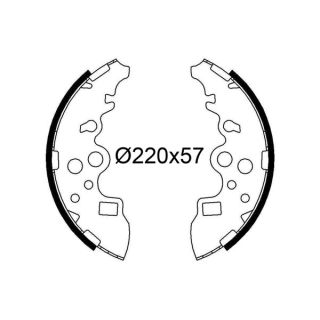 Stabdžių trinkelių komplektas VALEO 564313