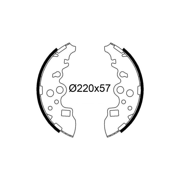 Stabdžių trinkelių komplektas VALEO 564313