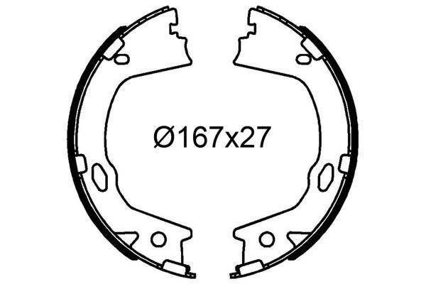 Stabdžių trinkelių komplektas VALEO 564315