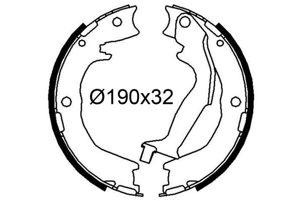 Stabdžių trinkelių komplektas VALEO 564324