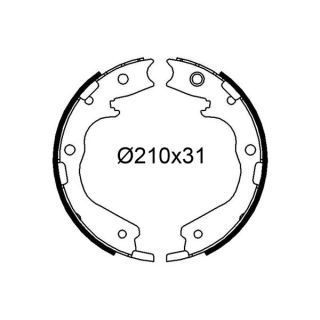 Stabdžių trinkelių komplektas VALEO 564325