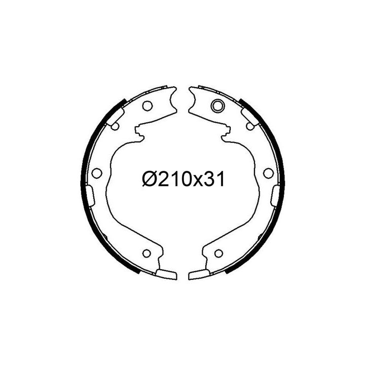 Stabdžių trinkelių komplektas VALEO 564325