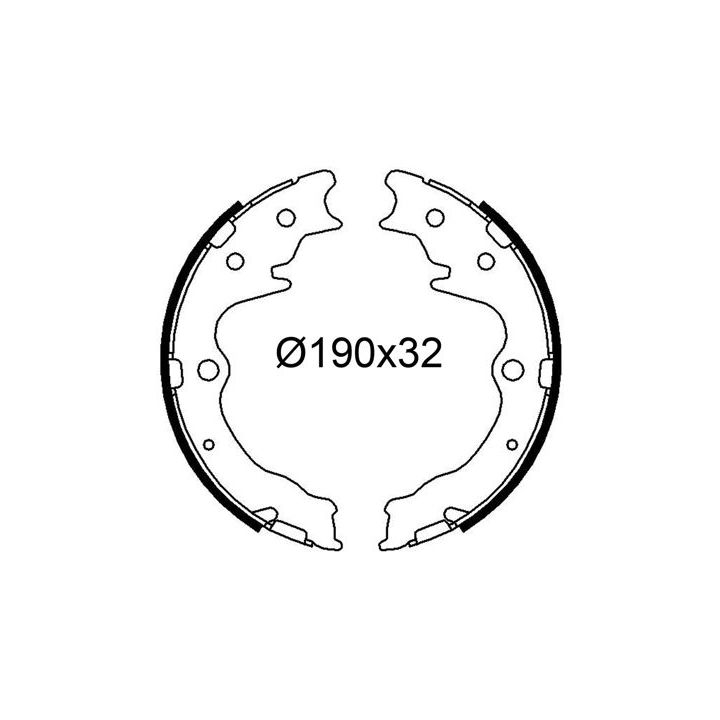 Stabdžių trinkelių komplektas VALEO 564329