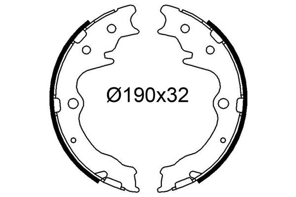 Stabdžių trinkelių komplektas VALEO 564329