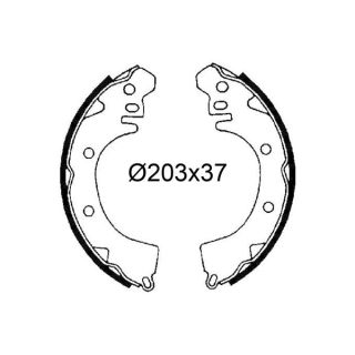 Stabdžių trinkelių komplektas VALEO 564330