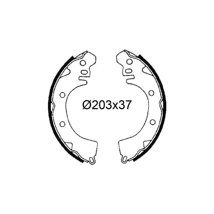 Stabdžių trinkelių komplektas VALEO 564330