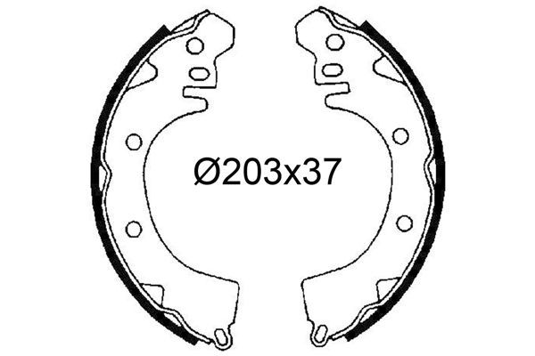 Stabdžių trinkelių komplektas VALEO 564330