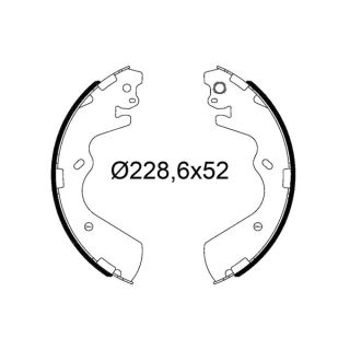 Stabdžių trinkelių komplektas VALEO 564333