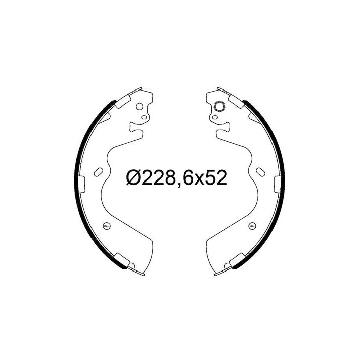 Stabdžių trinkelių komplektas VALEO 564333