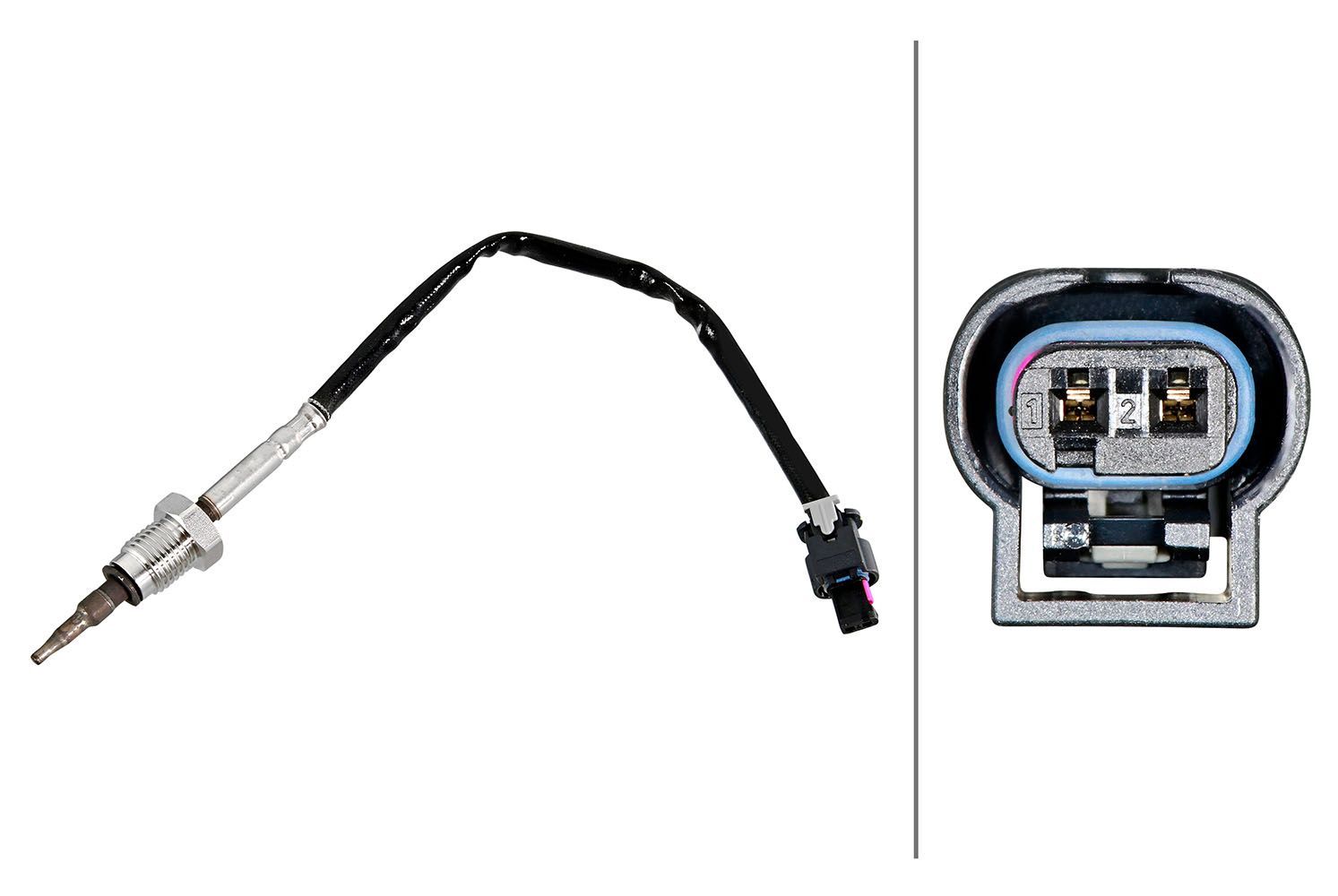 Jutiklis, išmetamųjų dujų temperatūra HELLA 6PT 358 226-241