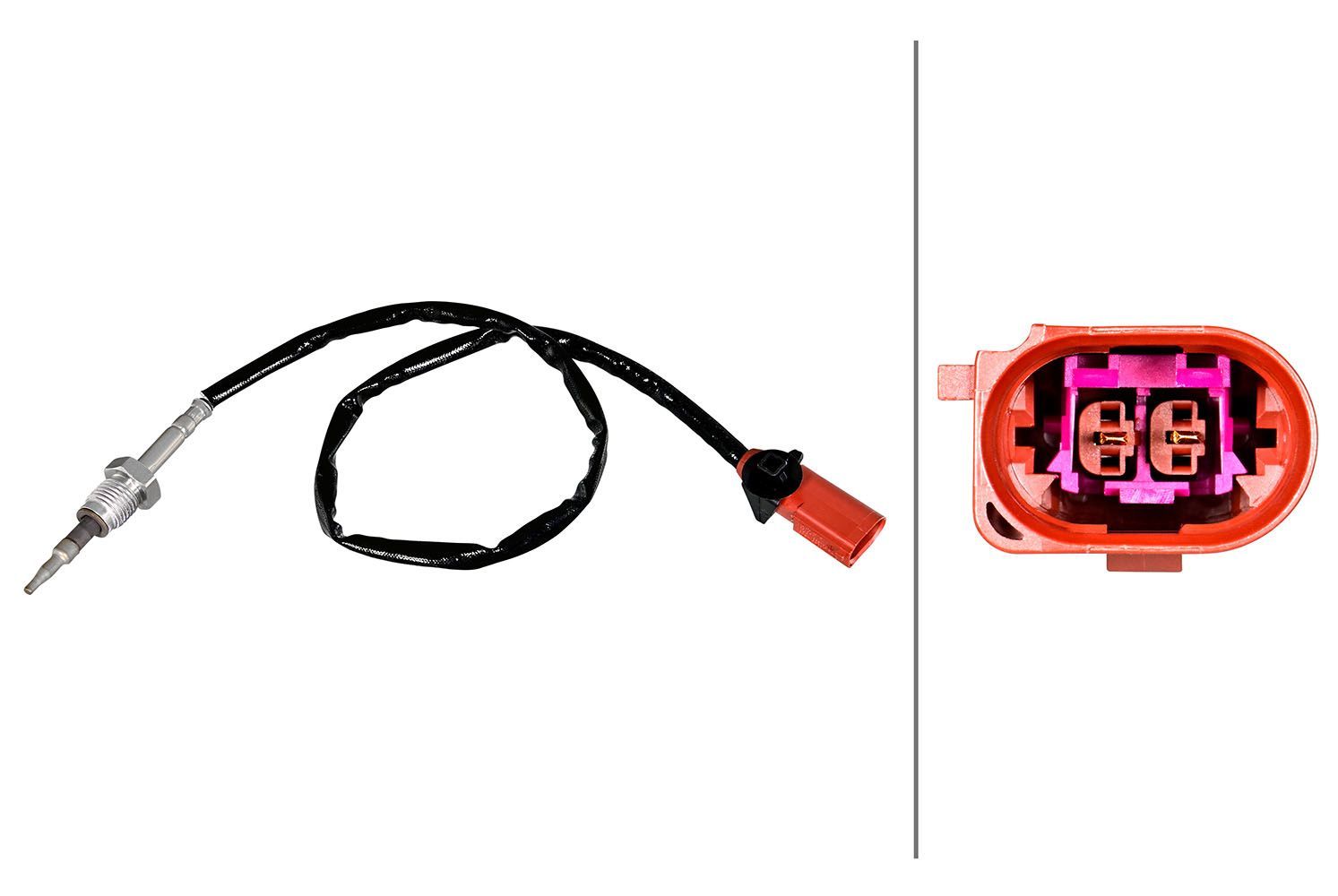 Jutiklis, išmetamųjų dujų temperatūra HELLA 6PT 358 226-351