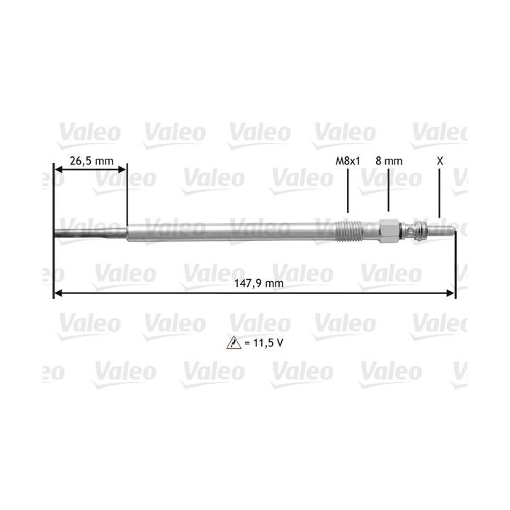 Kaitinimo žvakė VALEO 345204