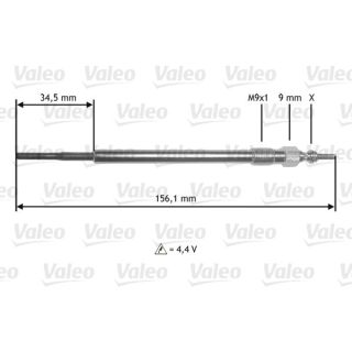 Kaitinimo žvakė VALEO 345218