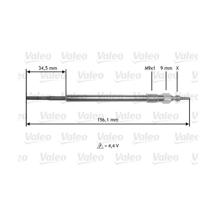 Kaitinimo žvakė VALEO 345218