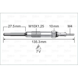 Kaitinimo žvakė VALEO 345262